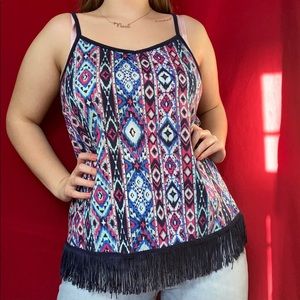 Kaleidoscope tank top - SOLD